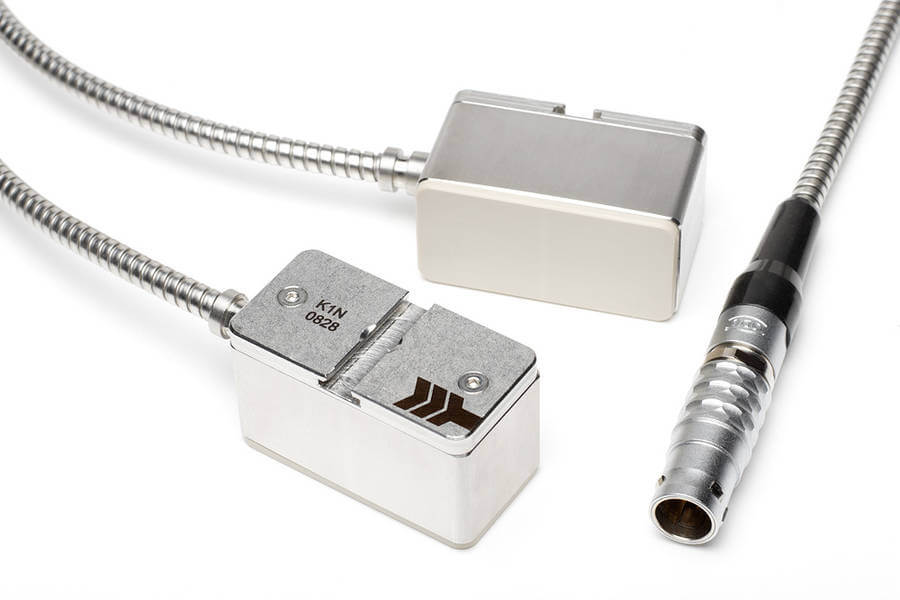 Clamp-on ultrasonic transducers K1N with connector